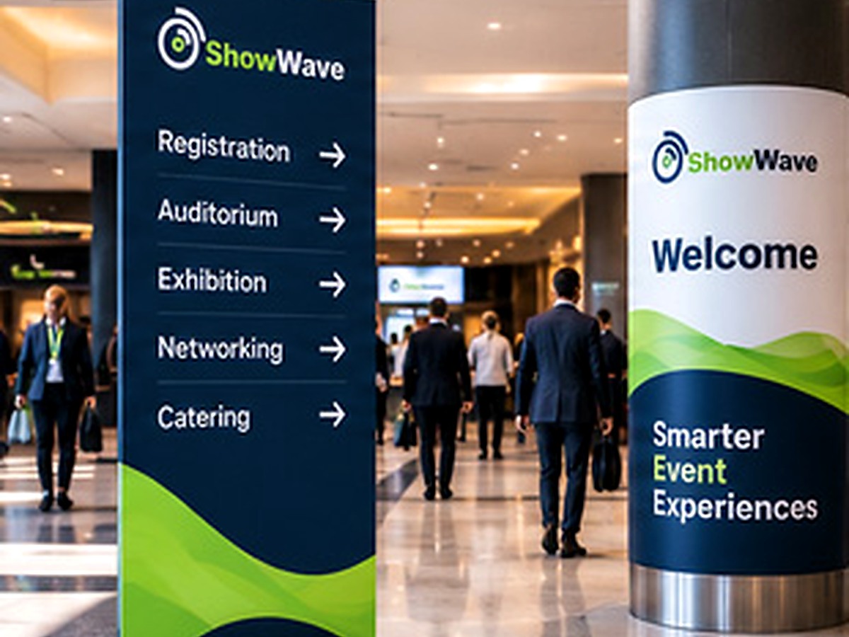 ShowWave on-site build and branding
