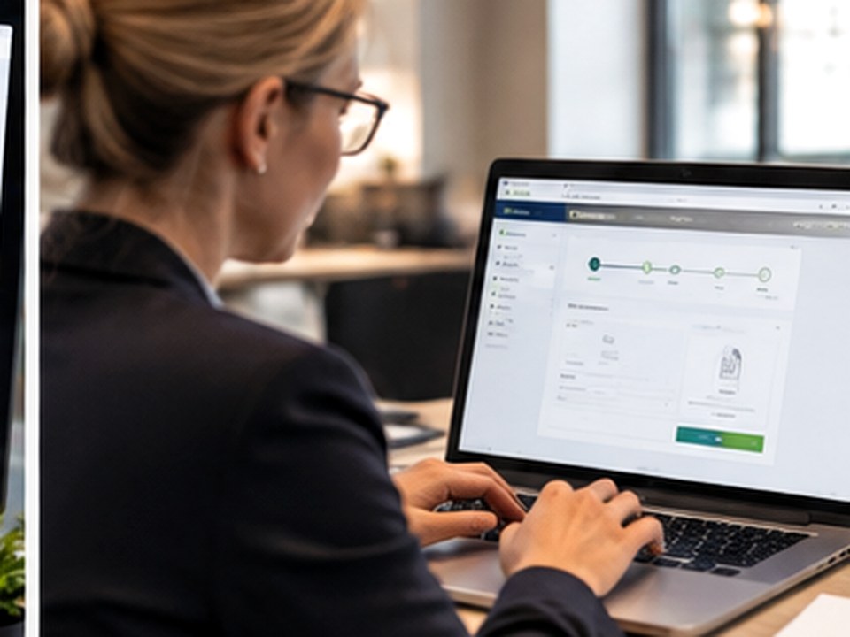 Speaker submitting a conference proposal online